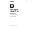 SONY HB-A5710 Manual de Usuario