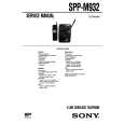 SONY SPPM932 Manual de Servicio