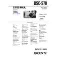 SONY DSCS70 Manual de Servicio