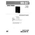 SONY WM-B47 Manual de Servicio