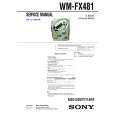 SONY WMFX481 Manual de Servicio