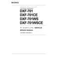 SONY DXF-701 Manual de Servicio
