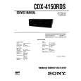 SONY CDX4150RDS Manual de Servicio