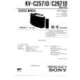 SONY KVC2971D Manual de Servicio
