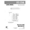 SONY CFS1250L Manual de Servicio