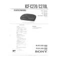 SONY ICFC270 Manual de Servicio