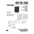 SONY FHC5X Manual de Servicio