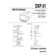 SONY DXF51 Manual de Servicio