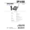 SONY SPPA1050 Manual de Usuario