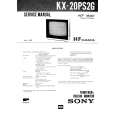 SONY KX20PS2G Manual de Servicio