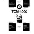 SONY TCM-4000 Manual de Usuario