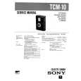SONY TCM10 Manual de Servicio
