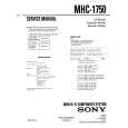 SONY MHC-1750 Manual de Servicio