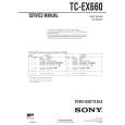 SONY TCEX660 Manual de Servicio