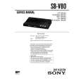 SONY SBV80 Manual de Servicio