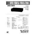 SONY DTC-700 Manual de Usuario