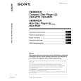 SONY CDXM770 Manual de Usuario