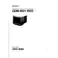 SONY GDM1602 Manual de Servicio