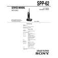 SONY SPP-62 Manual de Usuario