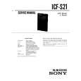 SONY ICFS21 Manual de Servicio