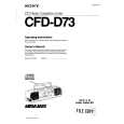 SONY CFD-D73 Manual de Usuario