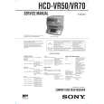SONY HCDVR70 Manual de Servicio