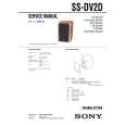 SONY SSDV2D Manual de Servicio