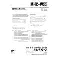SONY MHCW55 Manual de Servicio