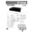SONY STJX430L Manual de Servicio
