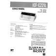SONY ICF-C221L Manual de Servicio