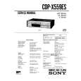 SONY CDPX559ES Manual de Servicio