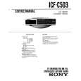 SONY ICFC503 Manual de Servicio