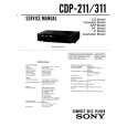 SONY CDP-311 Manual de Servicio