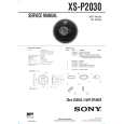 SONY XSP2030 Manual de Servicio