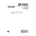 SONY CDPX707ES Manual de Servicio