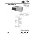 SONY CDX727 Manual de Servicio