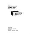 SONY BVW22P Manual de Usuario