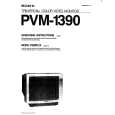 SONY PVM1390 Manual de Usuario