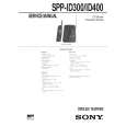 SONY SPPID300 Manual de Usuario