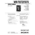 SONY WMFX375 Manual de Servicio