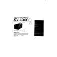 SONY KV-4000 Manual de Usuario