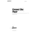 SONY CDP-997 Manual de Usuario