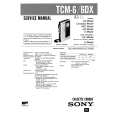 SONY TCM6/DX Manual de Servicio