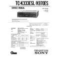 SONY TC-K333ESL Manual de Servicio