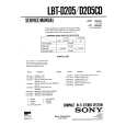 SONY LBTD205 Manual de Servicio