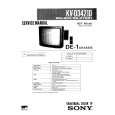 SONY KVD3411D Manual de Servicio