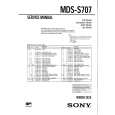 SONY MDSS707 Manual de Servicio