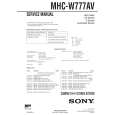 SONY MHCW777AV Manual de Servicio