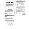 SONY WM-FX325 Manual de Usuario