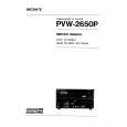 SONY PVW2650P VOLUME 2 Manual de Servicio